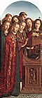 Jan van Eyck The Ghent Altarpiece Singing Angels painting